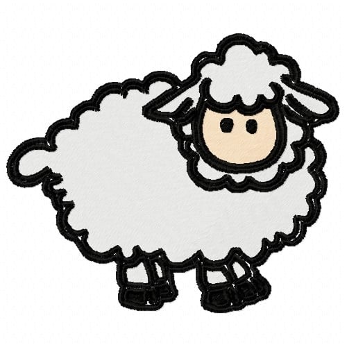 Small Sheep Embroidery Design | AnnTheGran