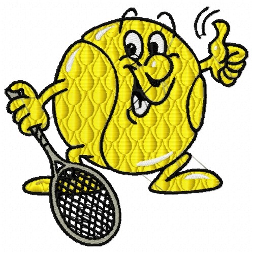Tennis Ball Embroidery Design AnnTheGran