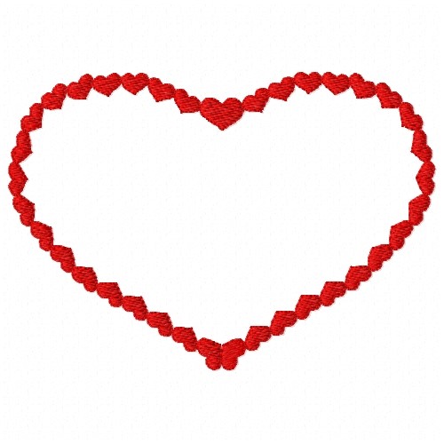 Heart Outline Embroidery Design AnnTheGran