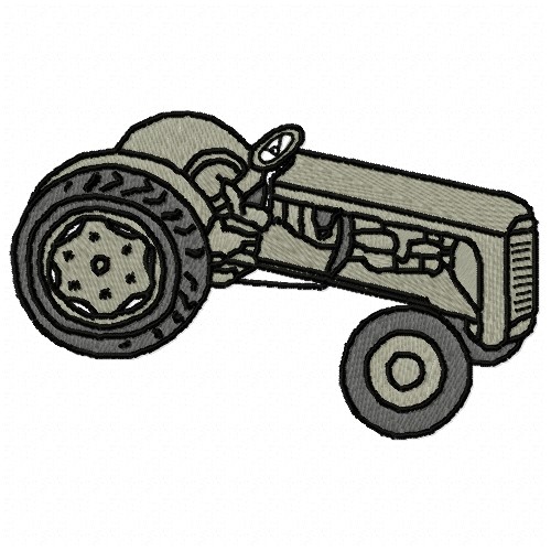 Farm Tractor Embroidery Design Annthegran 6228