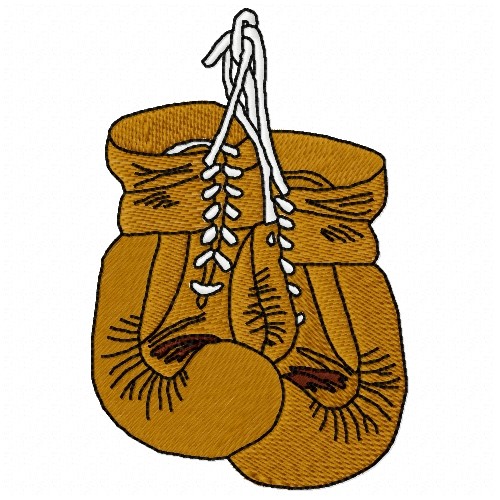 Boxing Gloves Embroidery Design AnnTheGran