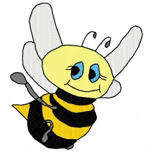 Honey Bee Embroidery Design | AnnTheGran