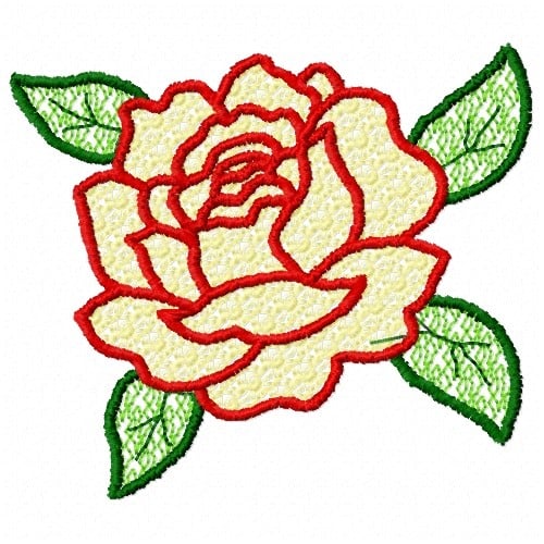 Rose Flower Embroidery Design | AnnTheGran