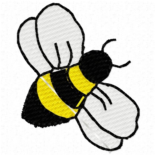 Bumble Bee Embroidery Design | AnnTheGran