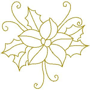 christmas poinsettia embroidery design annthegran poinsetta design