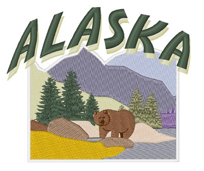 Alaska Embroidery Design | AnnTheGran