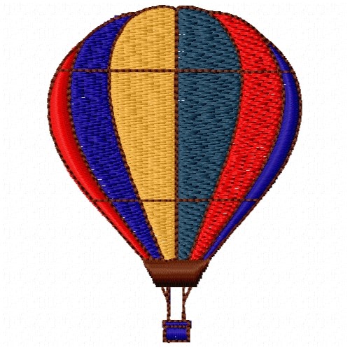 Free Striped Hot Air Balloon Embroidery Design AnnTheGran