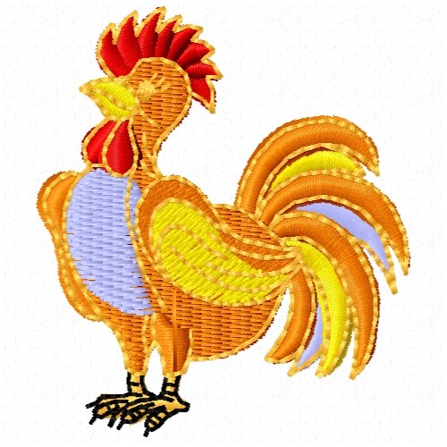 Free Rooster Embroidery Design AnnTheGran