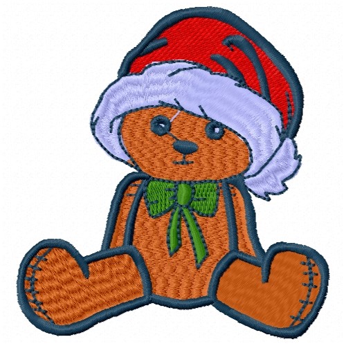 Free christmas teddy bear embroidery design  annthegran Free christmas teddy bear embroidery design  annthegran