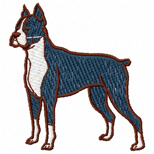 Download Free Boxer Dog Embroidery Design | AnnTheGran