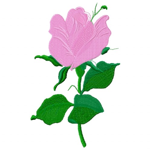 Free Pink Rose Embroidery Design | AnnTheGran