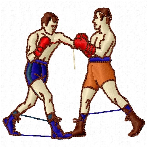 Free Boxing Men Embroidery Design AnnTheGran