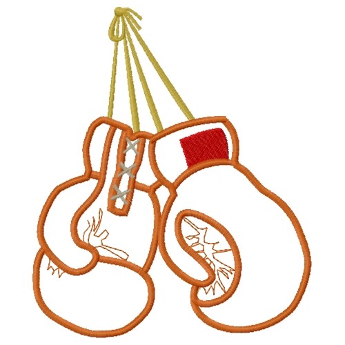 Free Boxing Outline Embroidery Design AnnTheGran