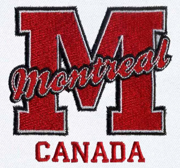 Montreal Canada Embroidery Design AnnTheGran