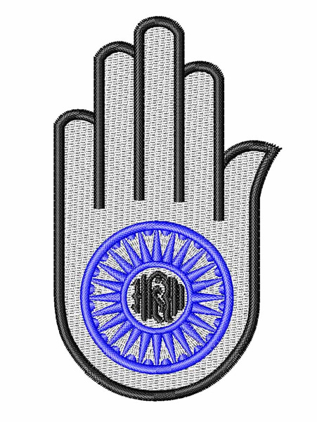 jainism and meaning symbol of symbol Jainism Religious Embroidery  Embroidery Design Designs