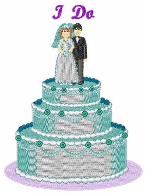 Free Wedding  Cake  Embroidery  Design  AnnTheGran