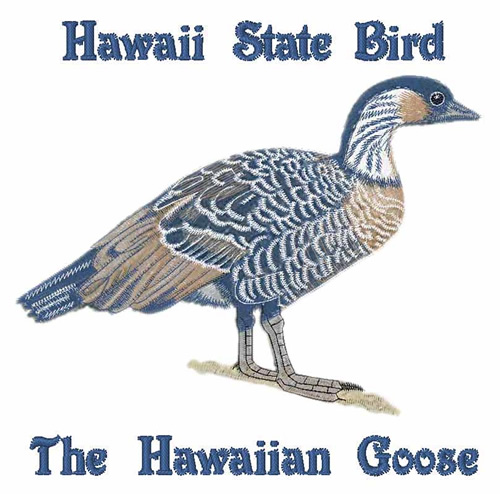 Hawaii State Bird Embroidery Design | AnnTheGran