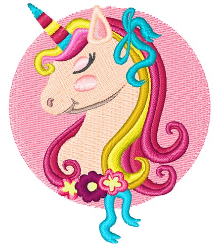 Pretty pink unicorn embroidery design  annthegran Pretty pink unicorn embroidery design  annthegran