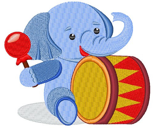 elephant drummer toy