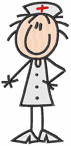 nurse stick figure clip art
