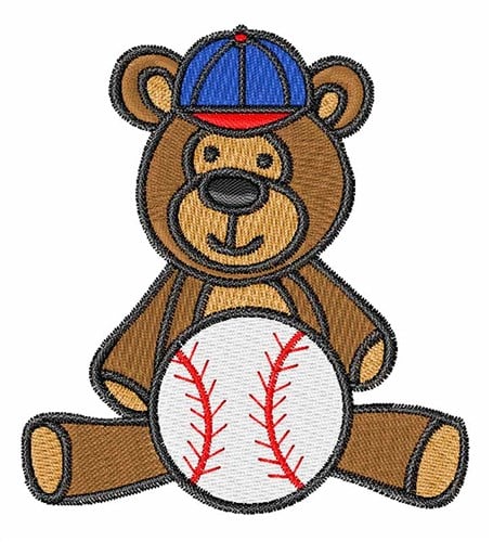 teddy bear baseball