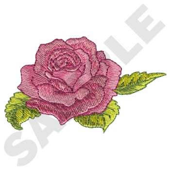 Floral Embroidery Design: Rose from Dakota Collectibles