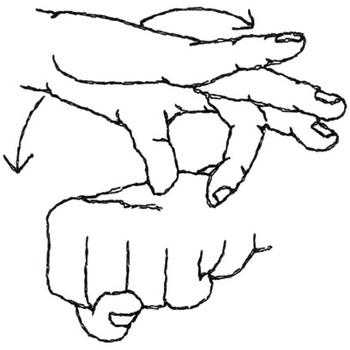 Outlines Embroidery Design: Sign Language Earth Outline from Dakota ...