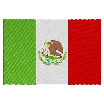 Mexico Flag Embroidery Design | AnnTheGran
