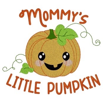 Mommys Little Pumpkin Embroidery Design | AnnTheGran