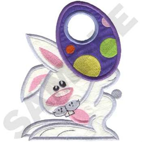 Easter Bunny Towel Topper Embroidery Design AnnTheGran