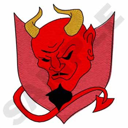 Devils Embroidery Design AnnTheGran