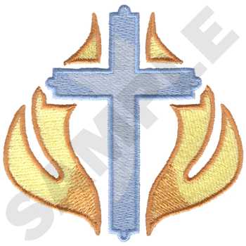 Pentecostal Cross Embroidery Design | AnnTheGran