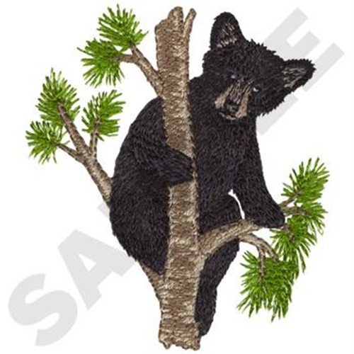 Black Bear Embroidery Design AnnTheGran