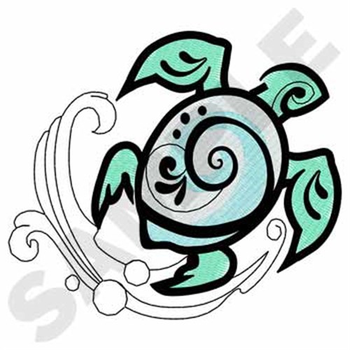 Sea Turtle Embroidery Design | AnnTheGran