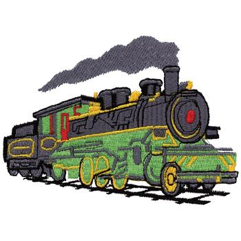 Steam Engine Embroidery Design | AnnTheGran