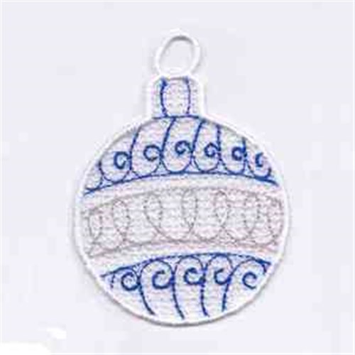 Xmas Ornament Embroidery Design | AnnTheGran