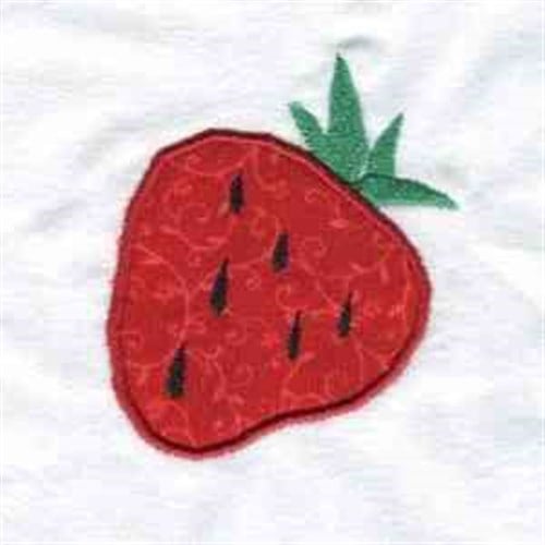 Applique Strawberry Embroidery Design | AnnTheGran