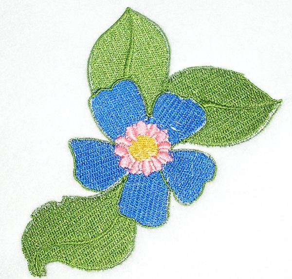 Flower & Leaves Embroidery Design AnnTheGran
