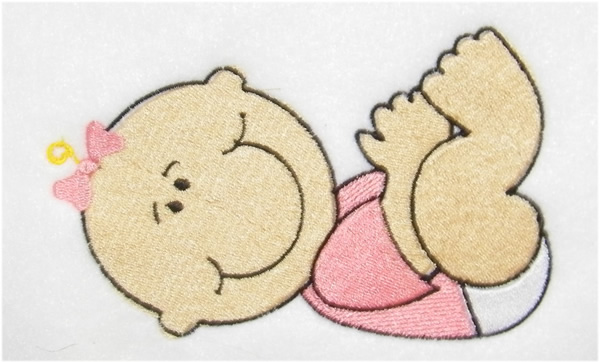 Baby girl embroidery design  annthegran Baby girl embroidery design  annthegran
