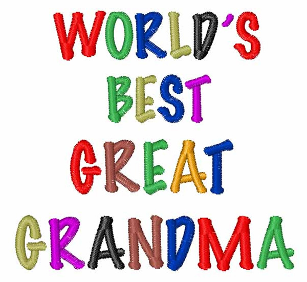 Great Grandma Embroidery Design | AnnTheGran