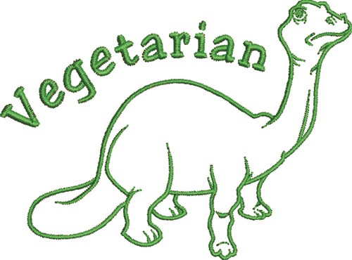 big vegetarian dinosaur