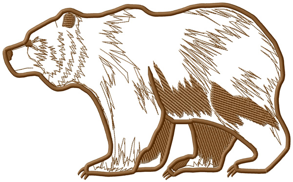 Applique bear jessecmault design  annthegran