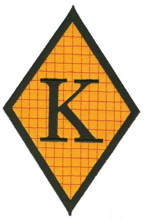 Diamond Applique K Embroidery Design Annthegran
