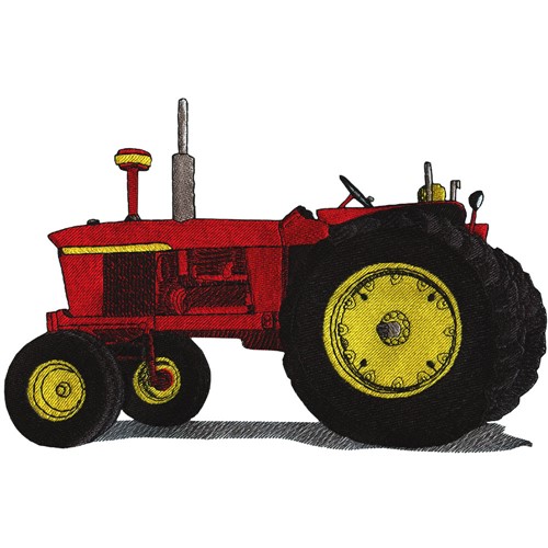 Classic Tractor Embroidery Design Annthegran 5282