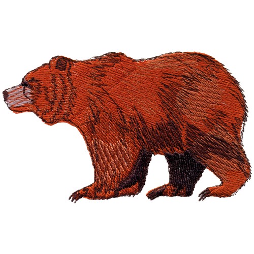 Grizzly Bear Embroidery Design | AnnTheGran