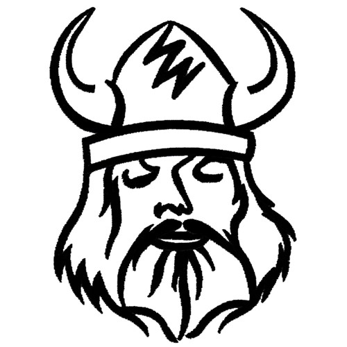 Vikings Outline Embroidery Design | AnnTheGran