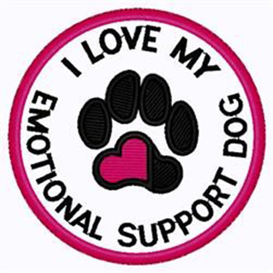 emotional support dog patch