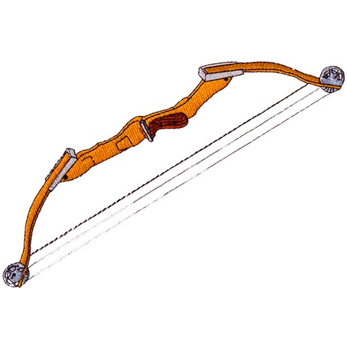 Archery Bow Embroidery Design | AnnTheGran