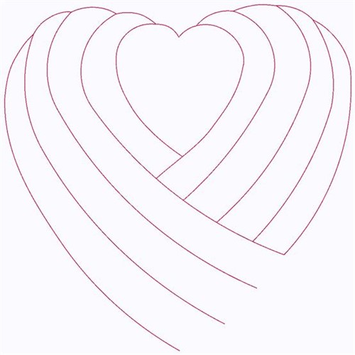 Heart Outline Embroidery Design AnnTheGran