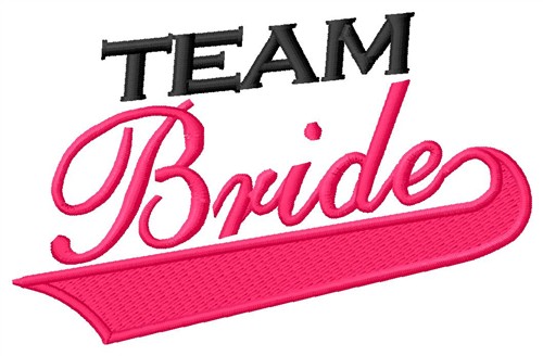 Download Team Bride Embroidery Design | AnnTheGran